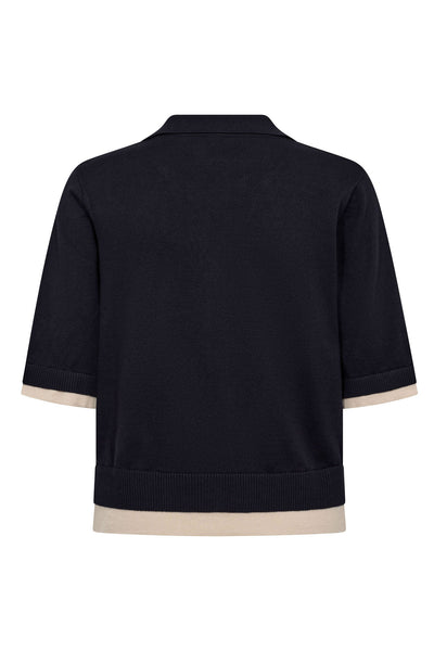 LueCC Crop Cardigan 120-Navy - 42019 Thumbnail