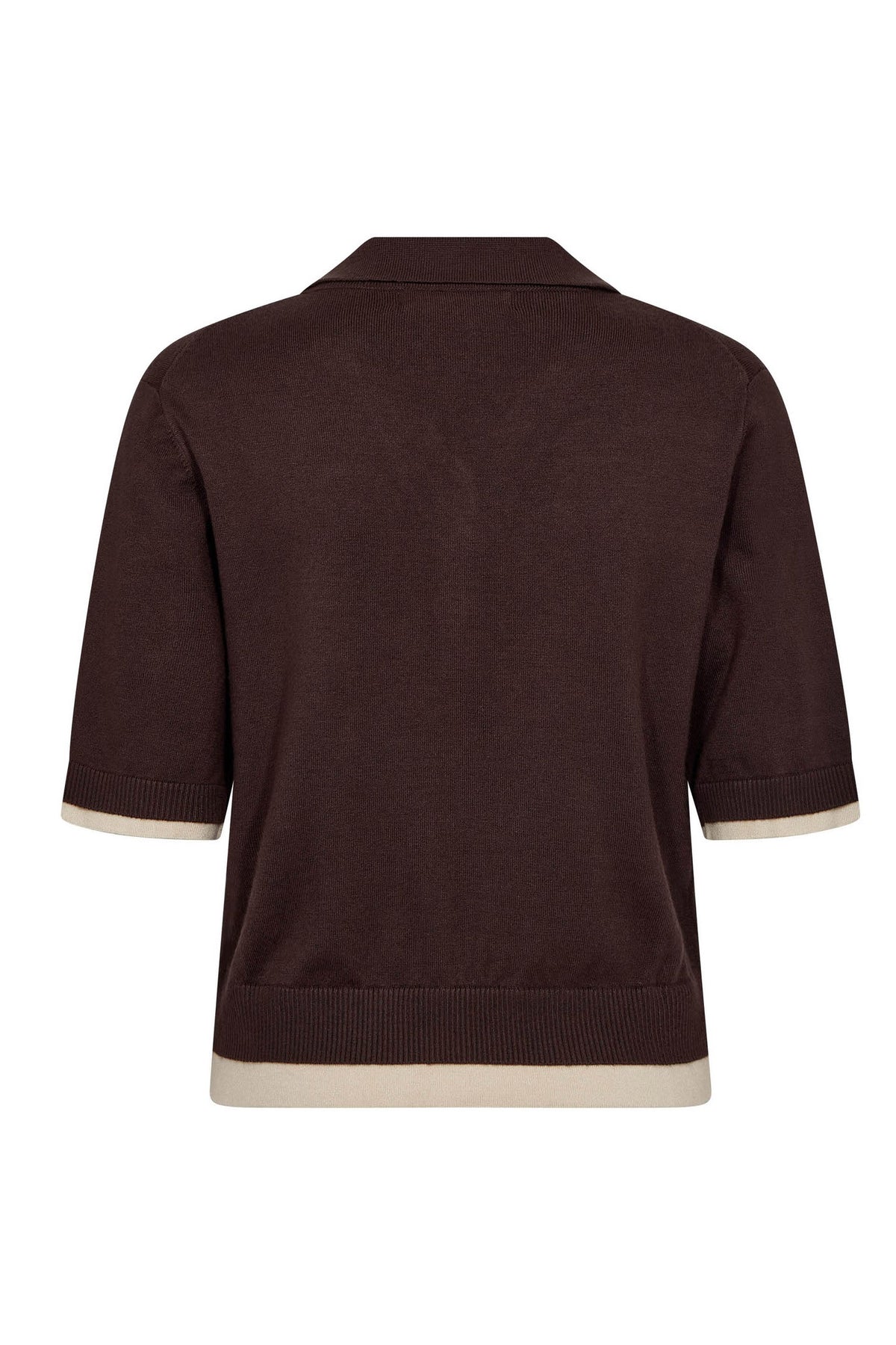 LueCC Crop Cardigan 145-Dark Brown - 42019