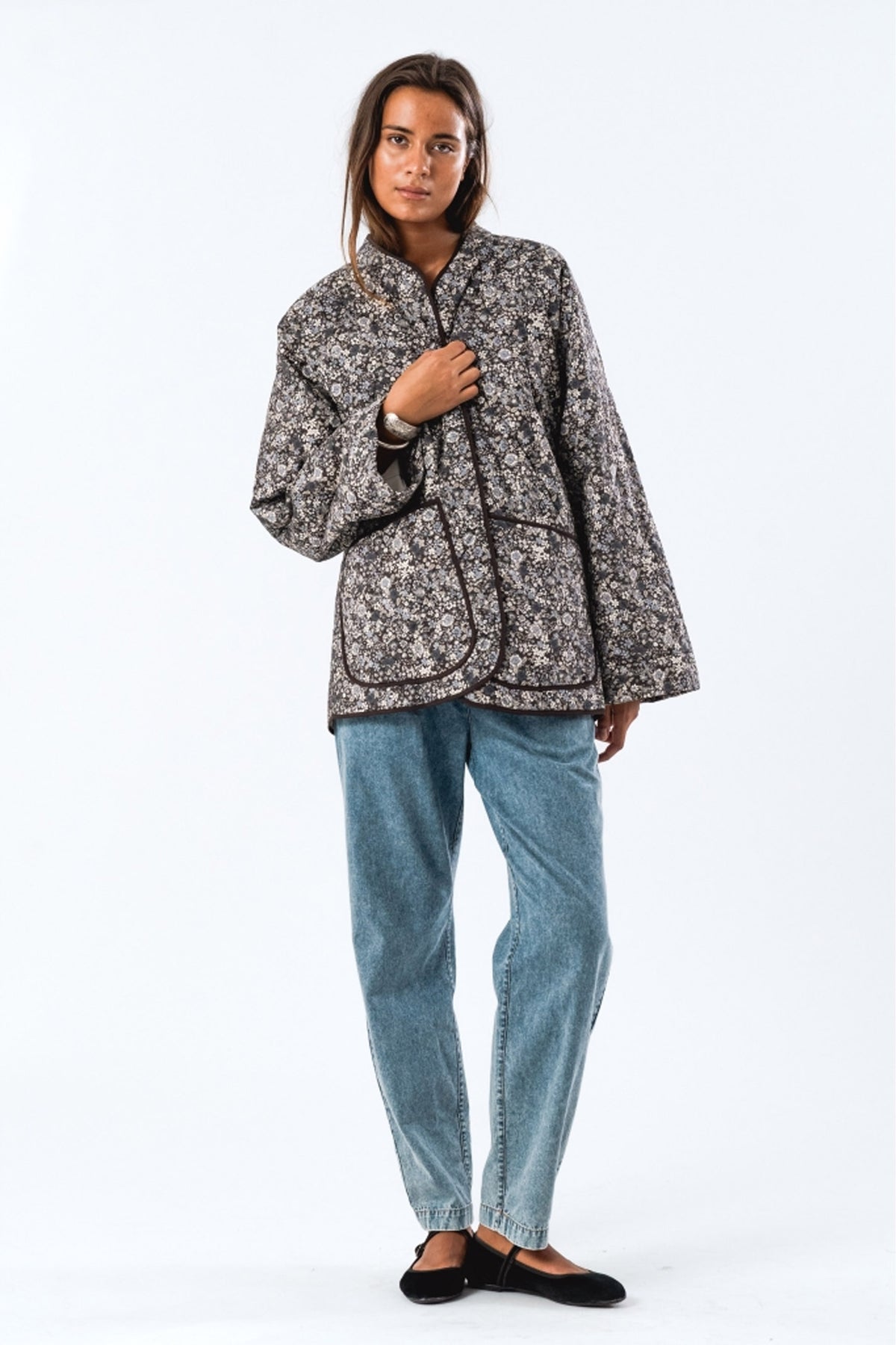LuluLL Jacka 3/4 18 Washed Black