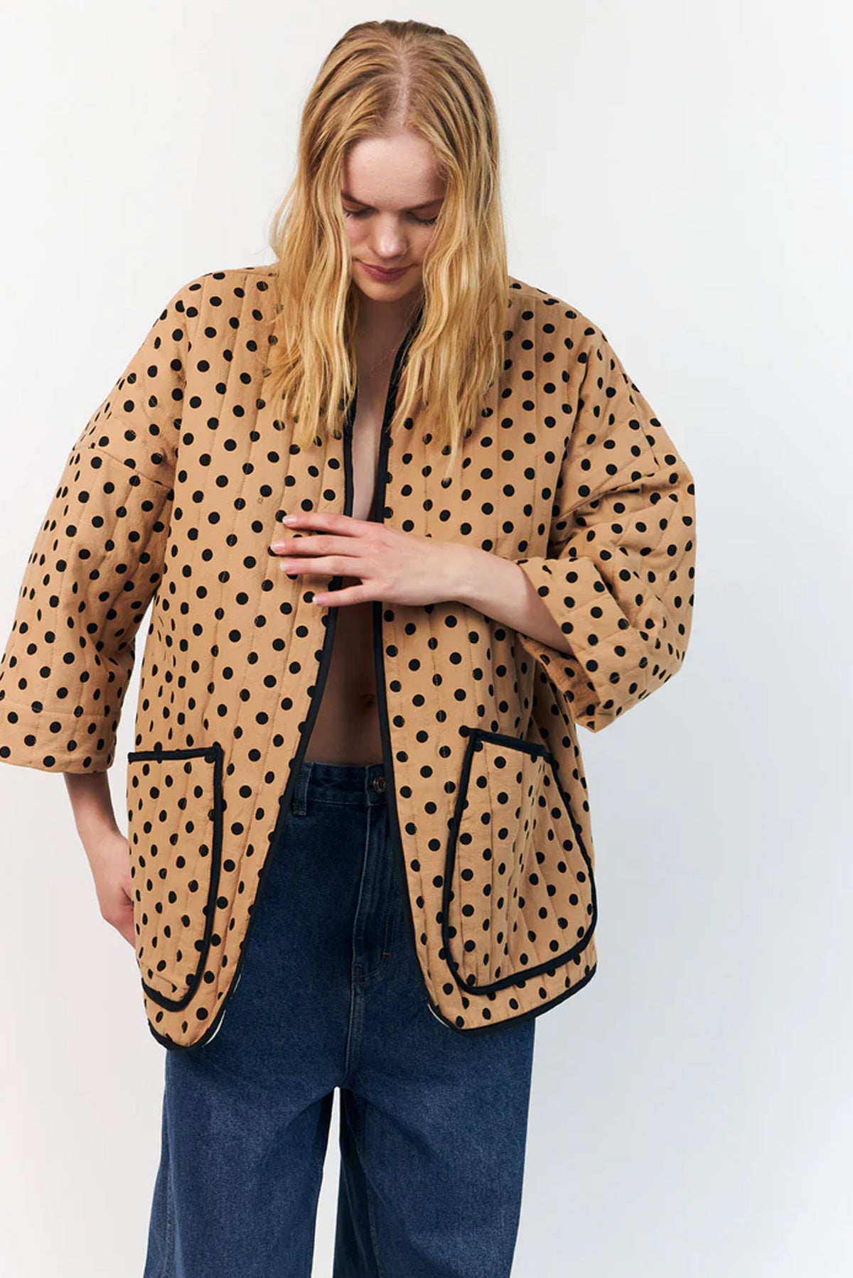 Lulull Jacka 3/4 prickigt mönster - 26247-6002