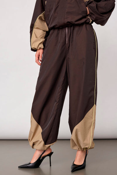 Aloracc Block Pant Mörkbrun - 500847 Thumbnail