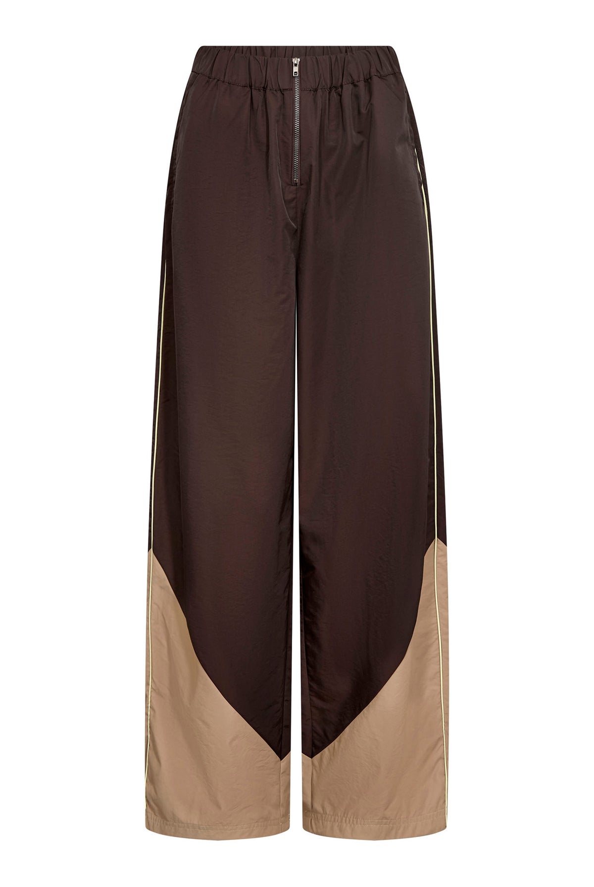 Aloracc Block Pant Mörkbrun - 500847