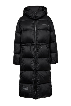 Climb Long Puffer Jacket Svart - HL10715