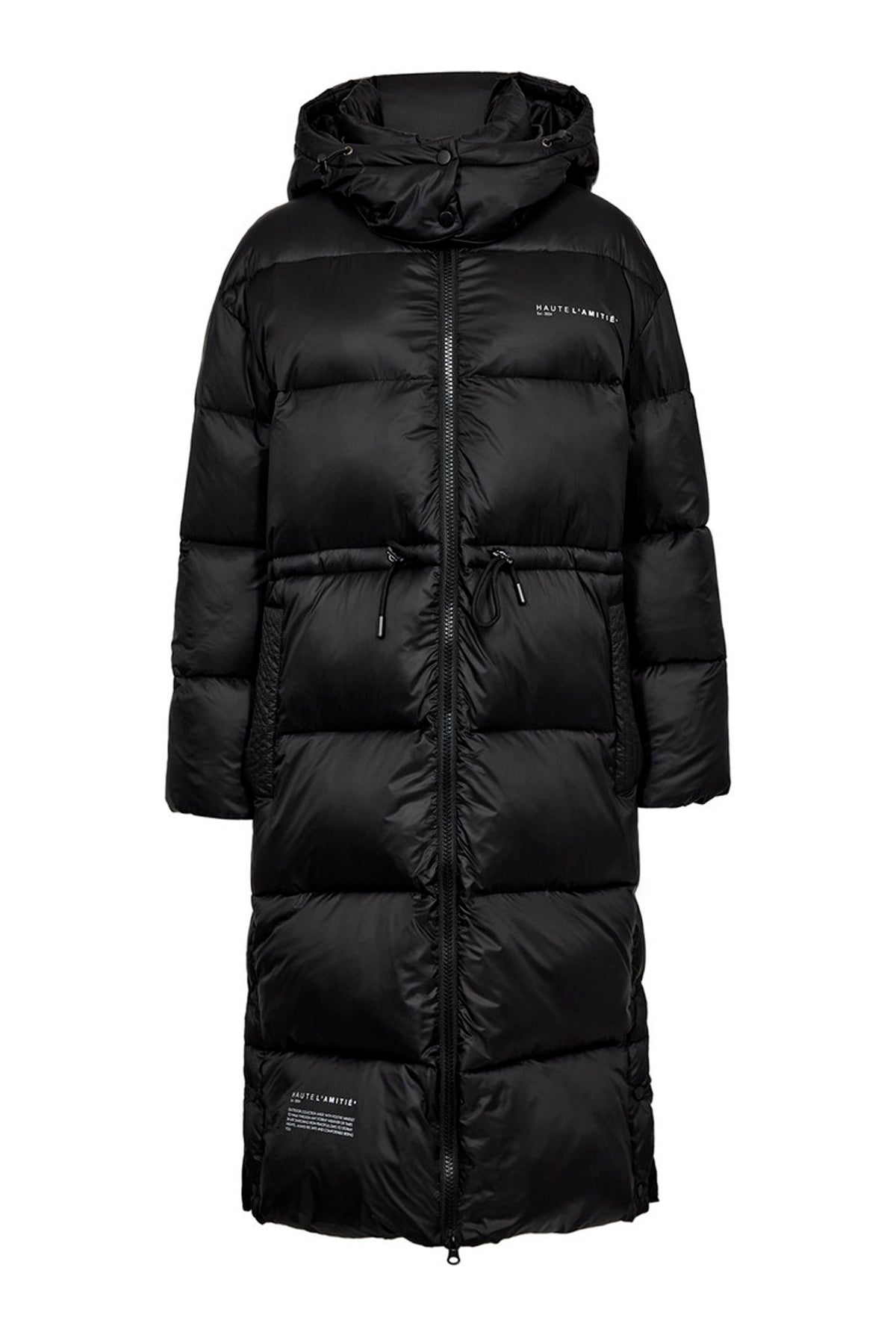 Climb Long Puffer Jacket Svart - HL10715