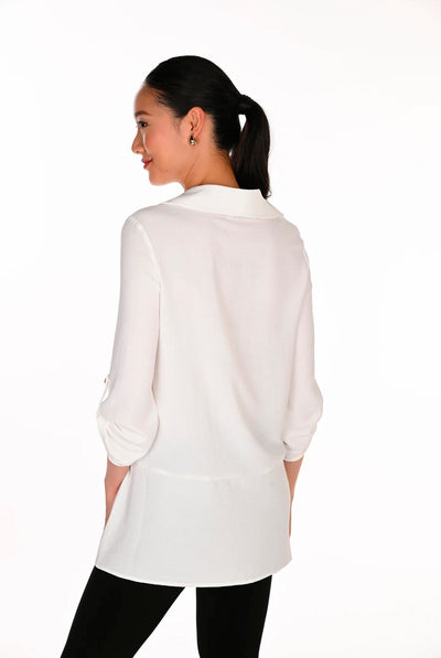 VÄVD BLUS OFF-WHITE - 263747 Thumbnail