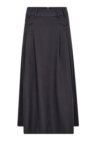 LunaCC Pocket Pleat Skirt 139-Mid Grey - 34222