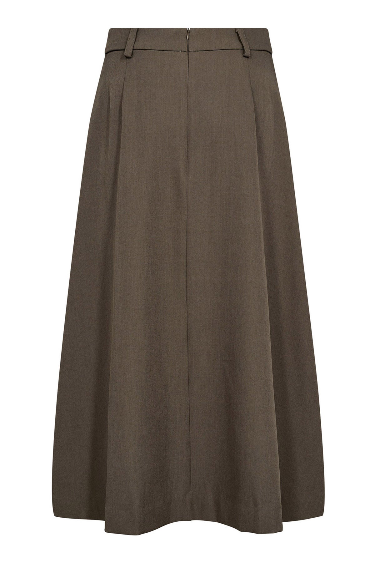 LunaCC Pocket Pleat Skirt 154-Walnut - 34222
