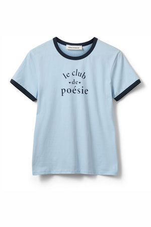 MAGGIESW KONTRASTKANTAD T-SHIRT 5076 Blå - S261435