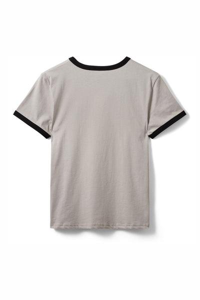 MAGGIESW CONTRAST TRIM T-SHIRT 8021 Mörkgrå - S261435 Thumbnail