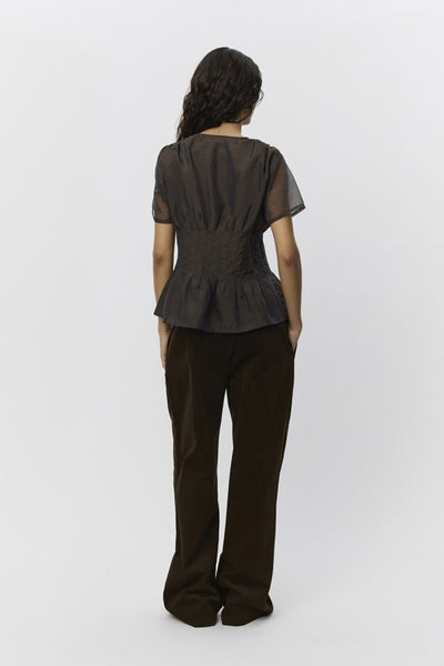 MALINASW TROUSERS 7025 Mörkbrun - S253353 Thumbnail