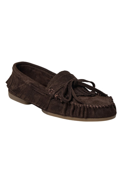MARGITSW FRINGE SHOE 7080 Mörkbrun - S262761 Thumbnail