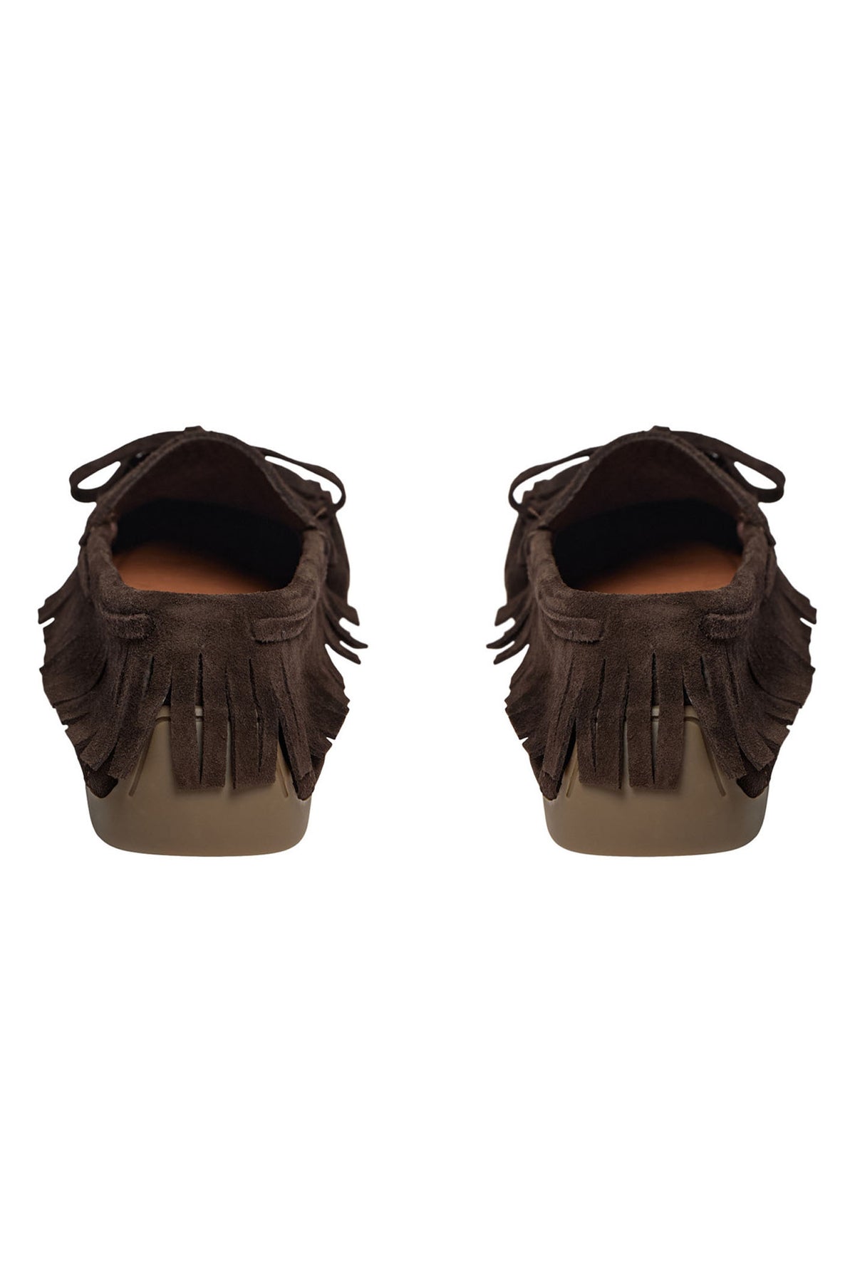 MARGITSW FRINGE SHOE 7080 Mörkbrun - S262761