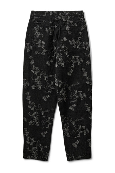 MARIAMSW JEANS 1010 Black flower - S254235 Thumbnail