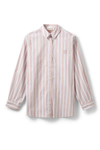 MERCYSW OVERSIZED SHIRT 4169 Ljusrosa randig - S262205 Thumbnail