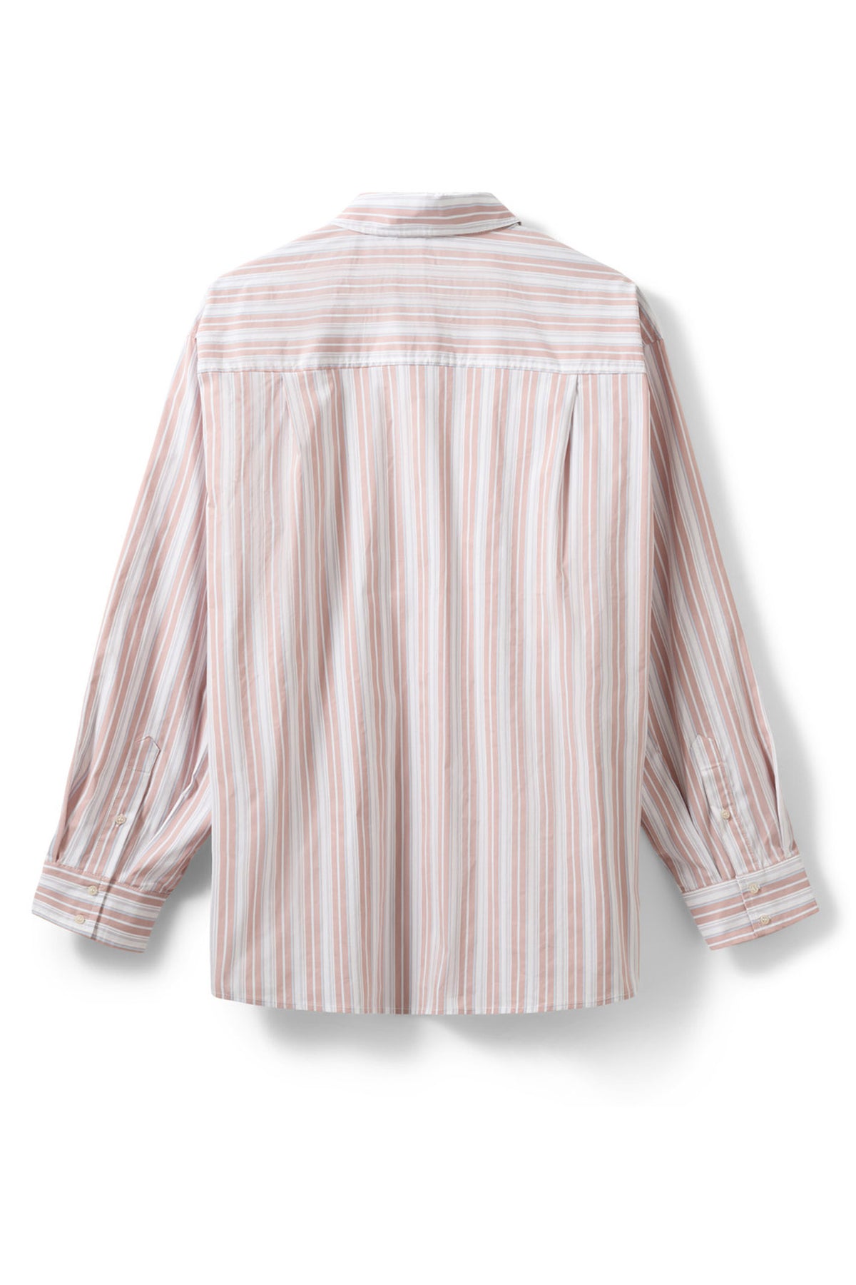 MERCYSW OVERSIZED SHIRT 4169 Ljusrosa randig - S262205