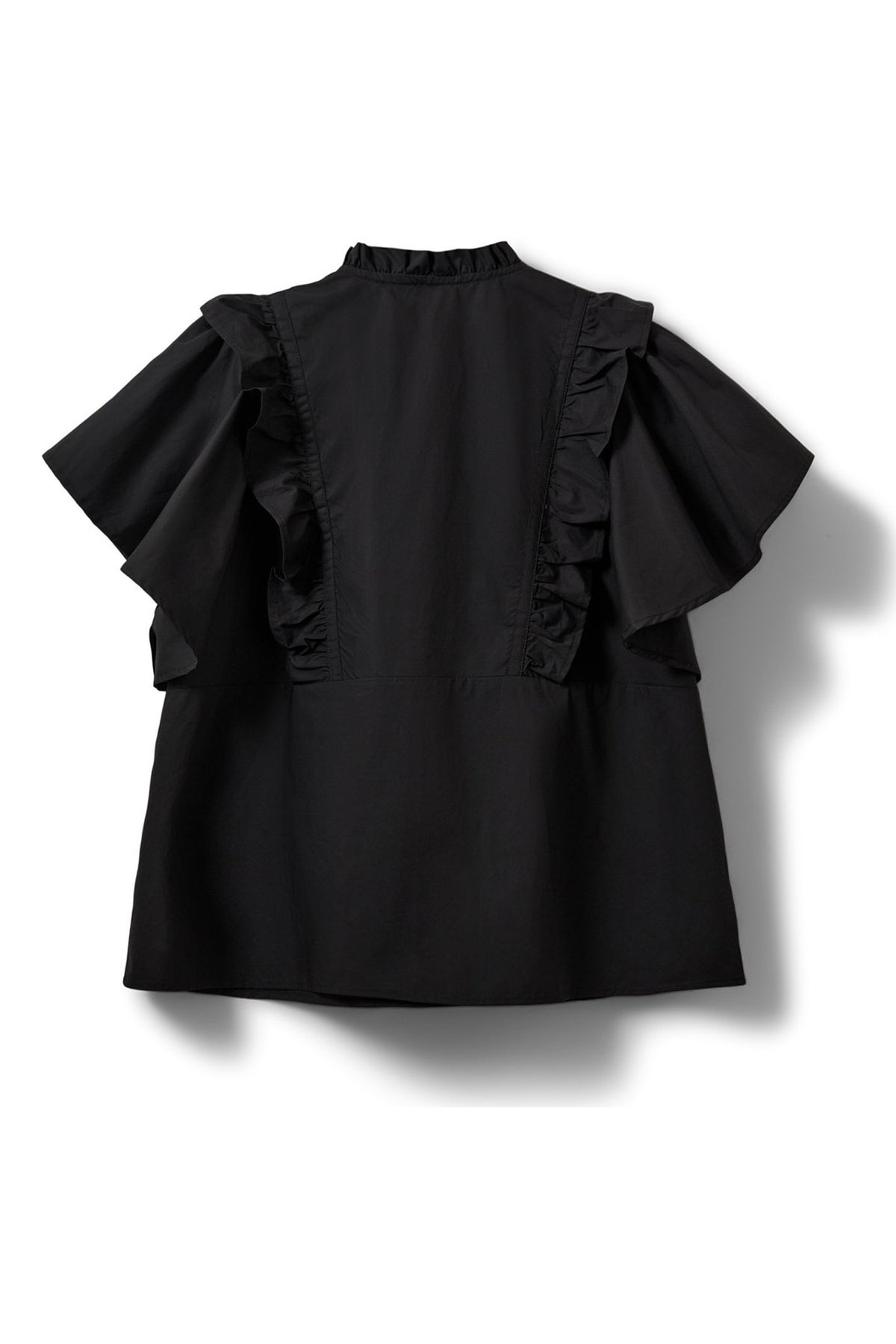 MERLINDASW FRILL TOP 1000 Svart - S262117