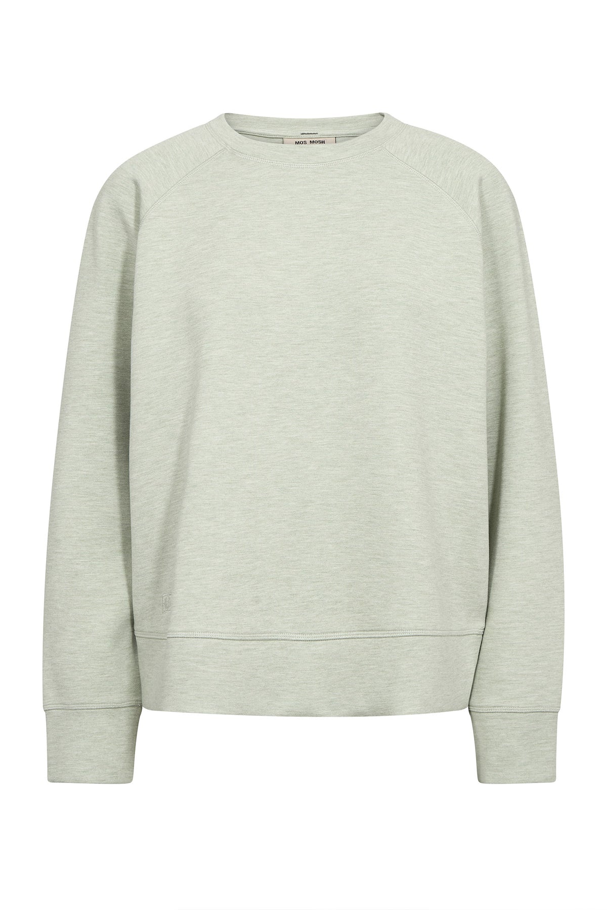 MMAbello O-LS MŠlange Sweatshirt Frosty Green - 180720