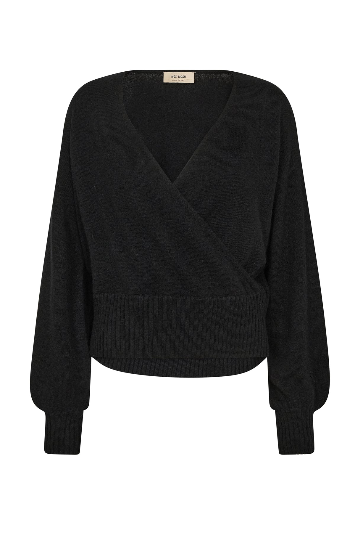 MMAdy Cashmere Wrap Knit Svart - 173140