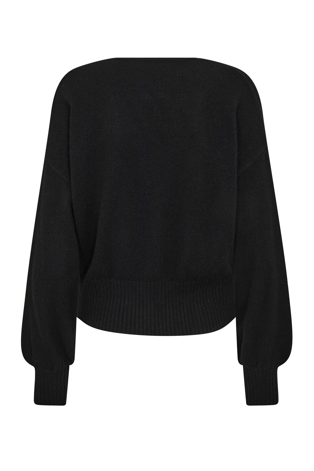 MMAdy Cashmere Wrap Knit Svart - 173140