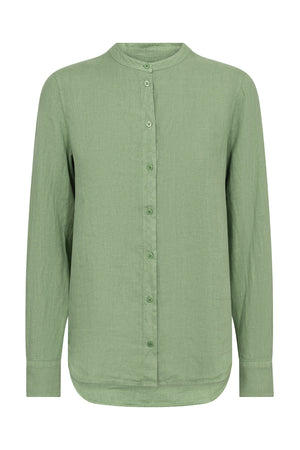 MMArtina Linneskjorta Turf Green - 178000