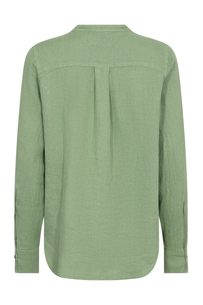 MMArtina Linneskjorta Turf Green - 178000 Thumbnail