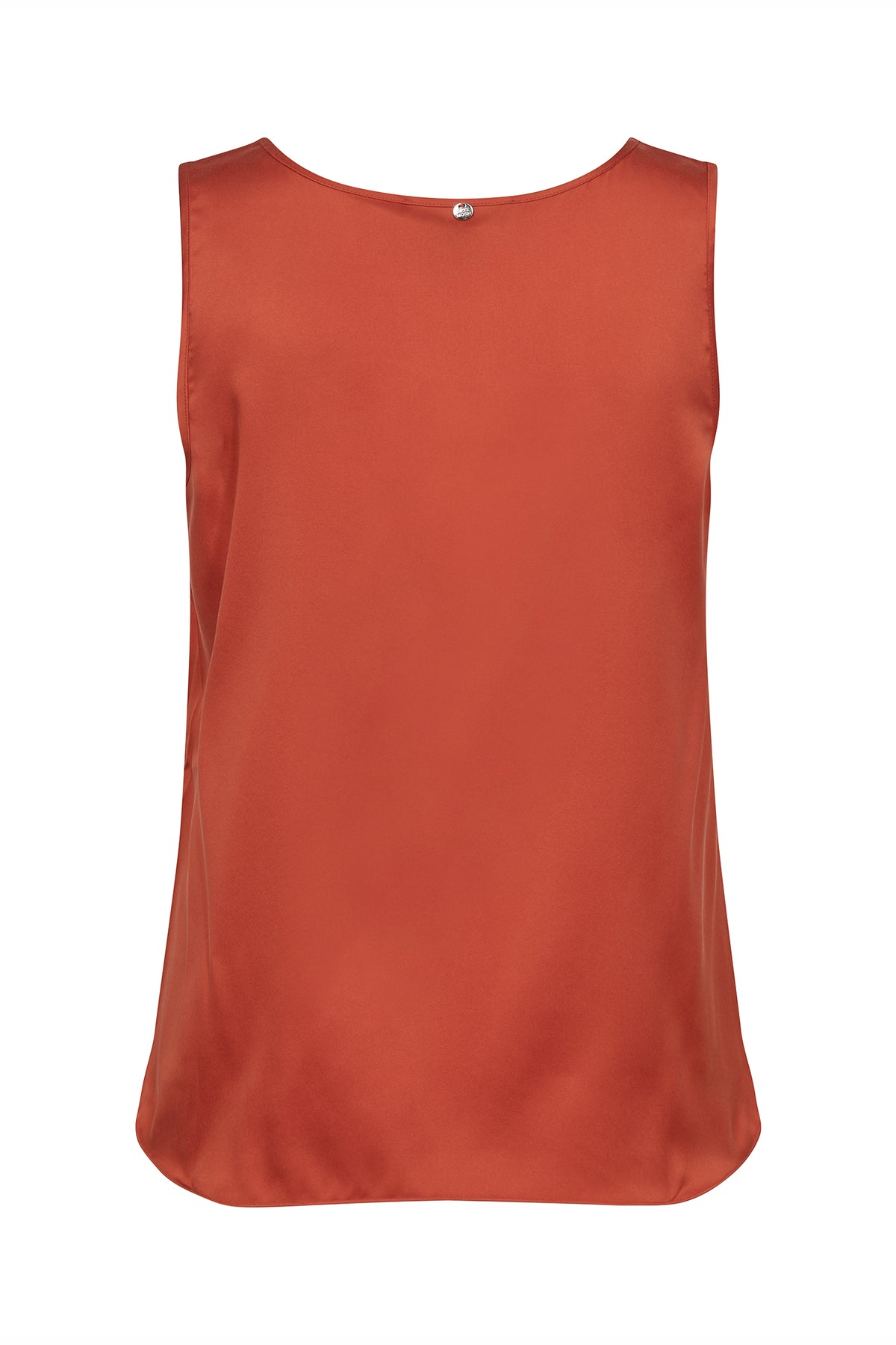 MMAstrid V-ringat linne i siden Spicy Orange - 153590
