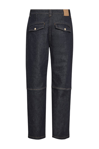 MMAymen Chino Denim Jeans MÖRKBLÅ - 181000 Thumbnail