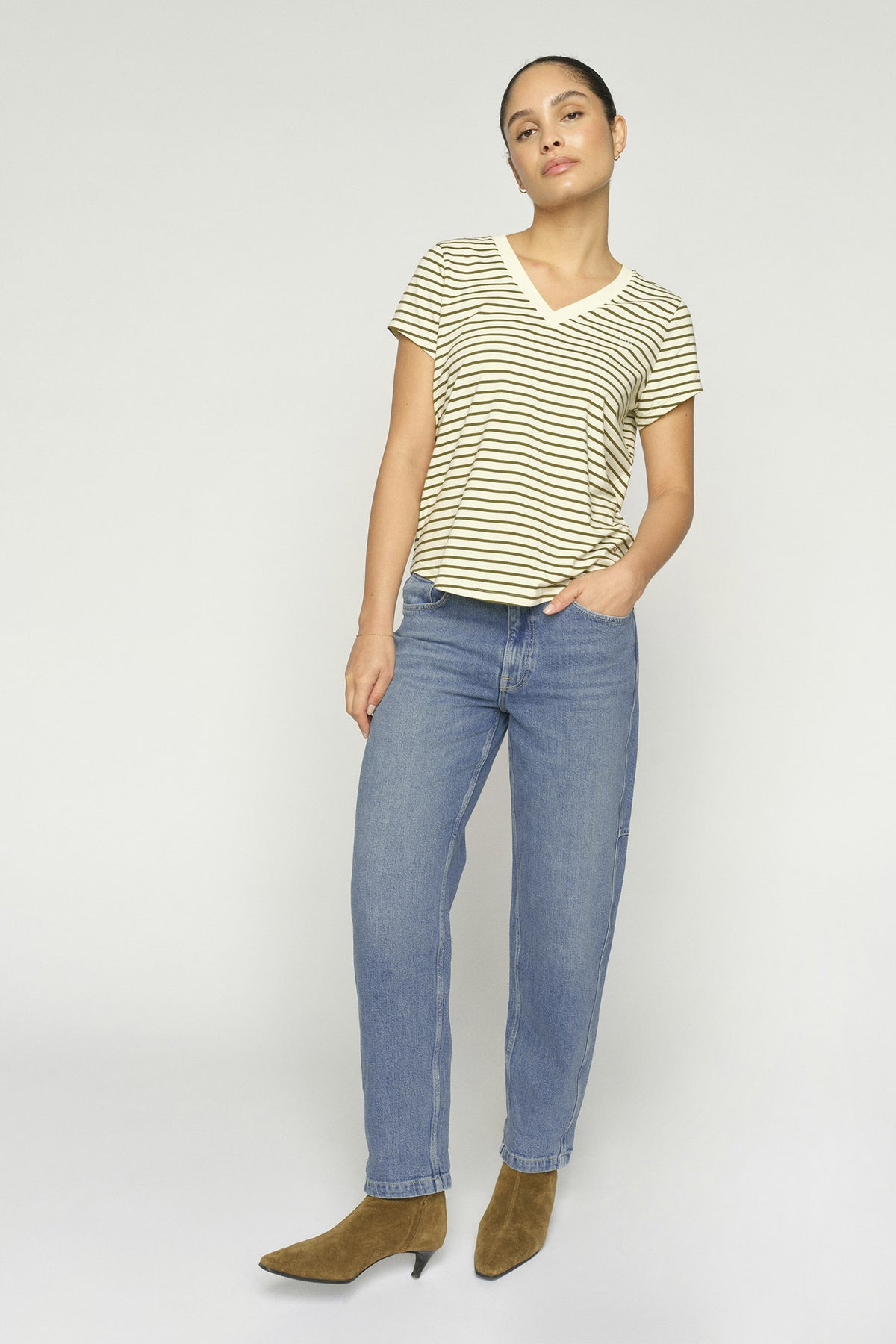 MMAymen Galleon Jeans Mid Blue - 178530