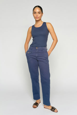 MMAymen Len Ankle Pant Crown Blue - 176540