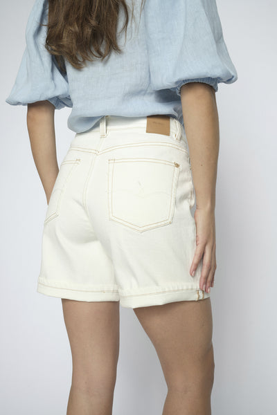 MMBati Denim Shorts ECRU - 178880 Thumbnail