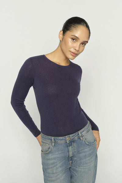 MMBouch O-neck Knit Crown Blue - 168080 Thumbnail