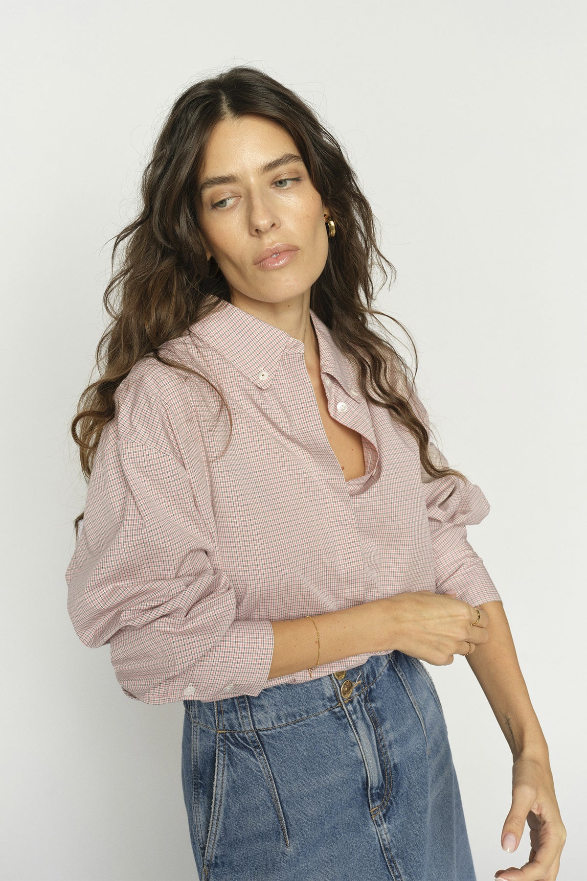 MMBritze Check Shirt DUSTY ROSE - 176890