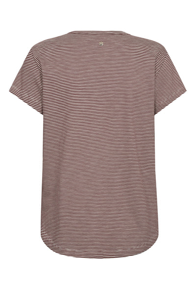 MMCamp O-SS Stripe Tee Cowhide - 178960 Thumbnail