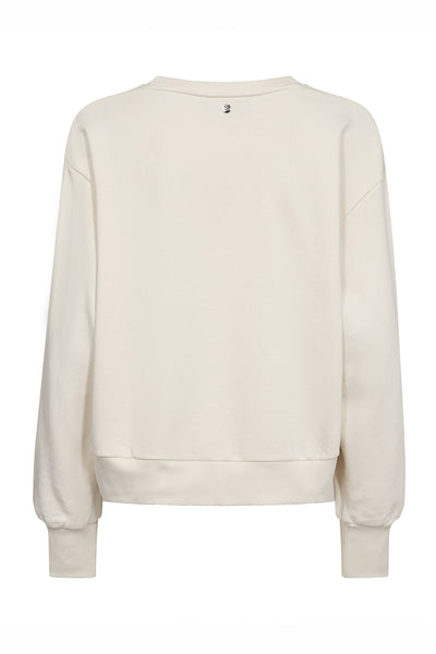 MMCosette V-LS Spring Sweatshirt ECRU - 178020 Thumbnail