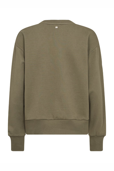 MMCosette V-LS Spring Sweatshirt Olive night - 178020 Thumbnail