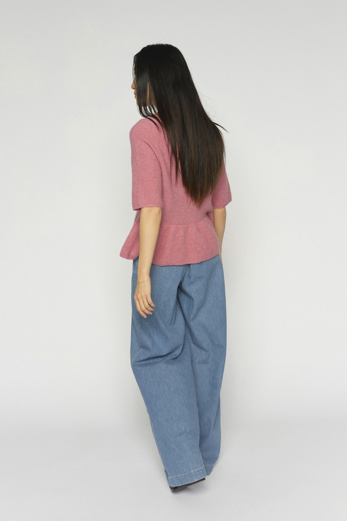 MMDagny Pleat Jeans Ljusblå - 178590