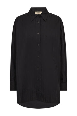 MMDanika Stripe Rhin Skjorta Svart - 175650