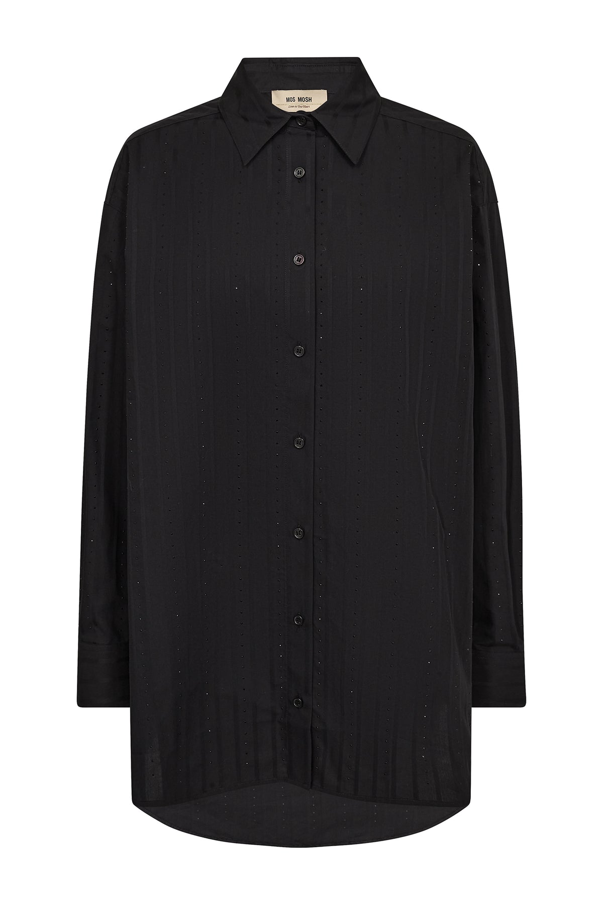 MMDanika Stripe Rhin Skjorta Svart - 175650