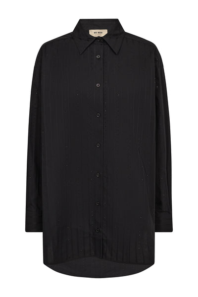 MMDanika Stripe Rhin Skjorta Svart - 175650 Thumbnail