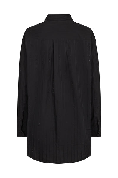 MMDanika Stripe Rhin Skjorta Svart - 175650 Thumbnail