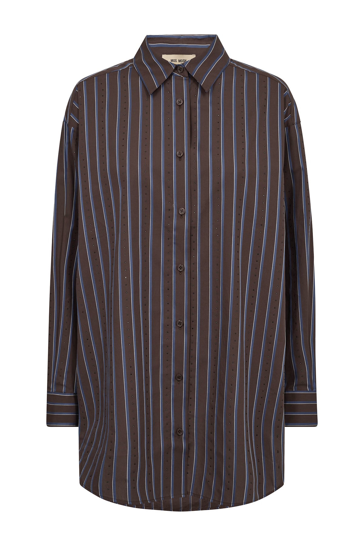 MMDanika Stripe Rhin Skjorta Bracken - 175650