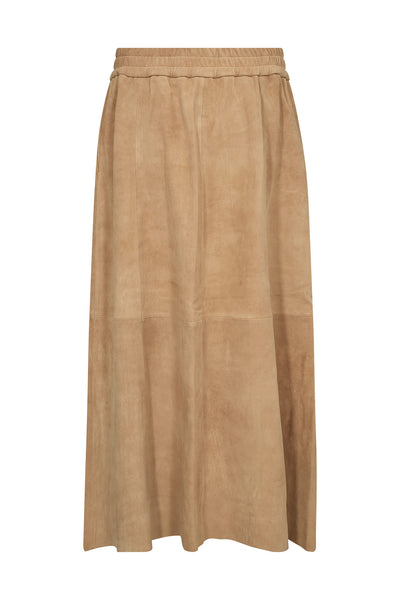 MMDeena Suede Skirt TAN - 177620 Thumbnail