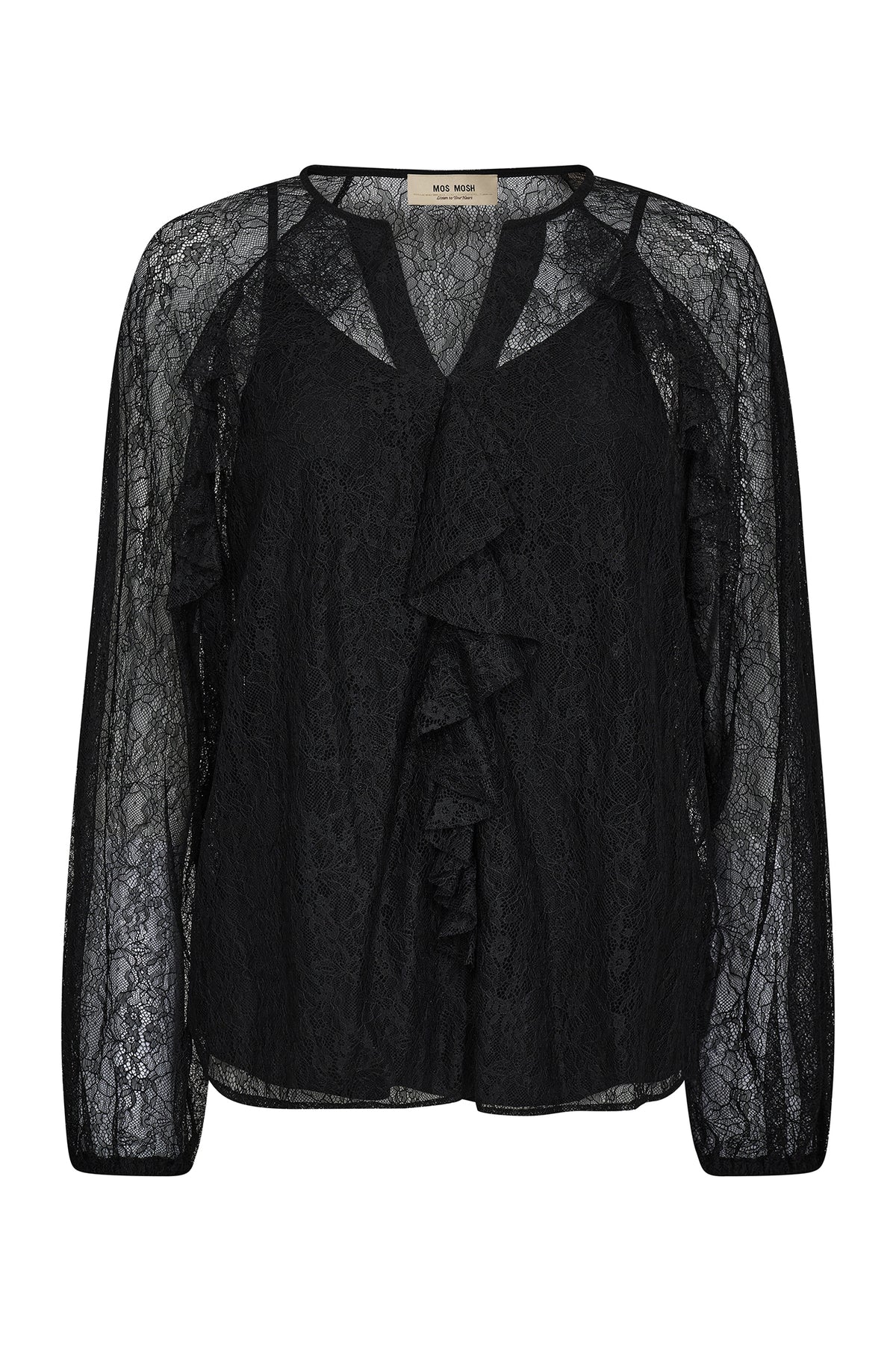 MMEika spetsblus svart - 173460