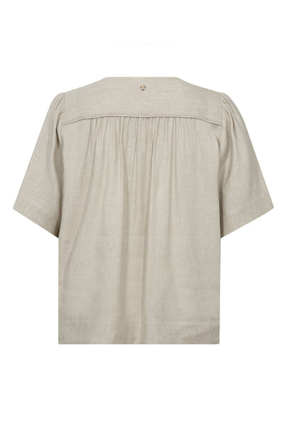 MMEliva Miri Blouse Clay - 179690 Thumbnail