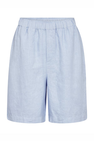 MMEmmie linne-bermudashorts Brunnera Blue - 168480