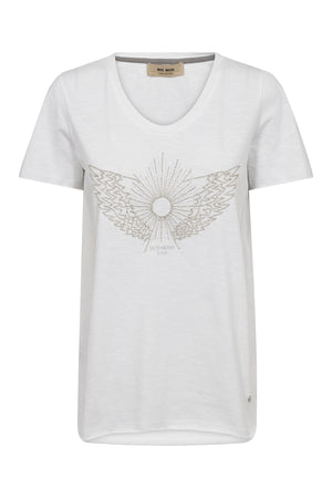 MMGethi O-SS Glam Tee Vit - 175060