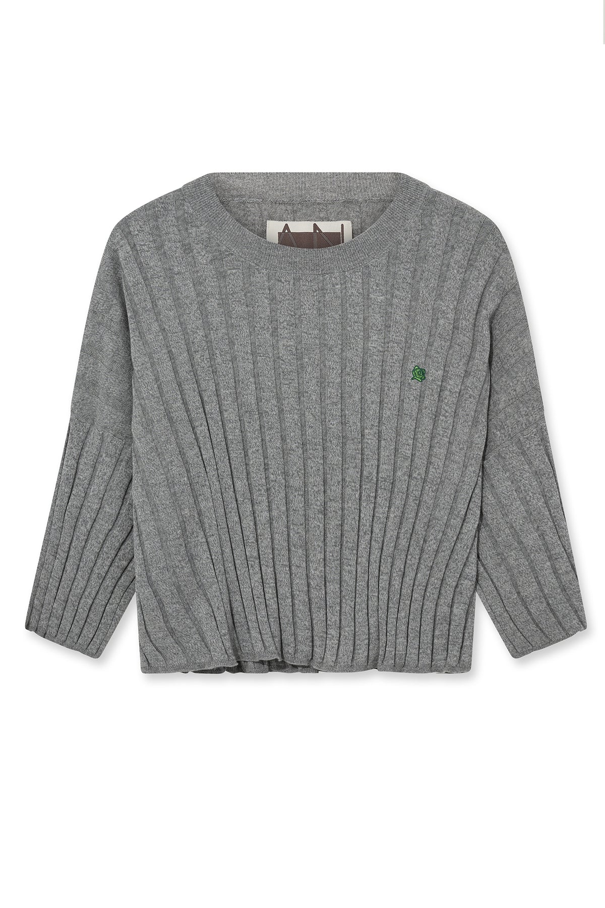 MMHPoetic Drape Knit Grey Melange - 800230