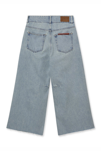 MMHSweet Cropped Jeans Ljusblå Denim - 800224 Thumbnail