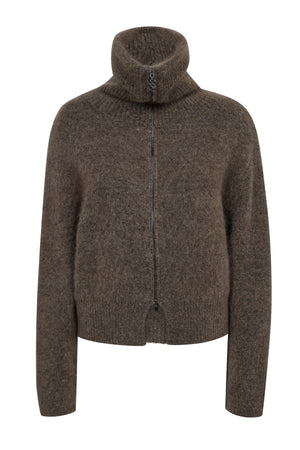 MMHulda Knit Zip Cardigan Bracken - 176130