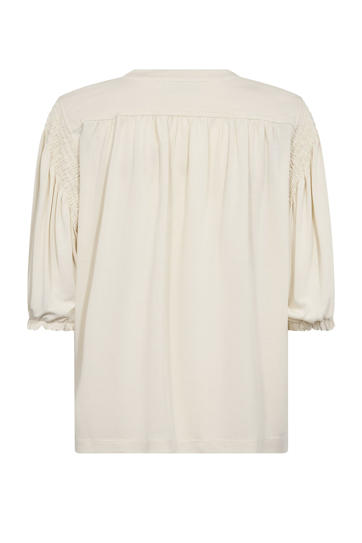 MMJewi 3/4-ärmad T-shirt med rund hals ECRU - 177440